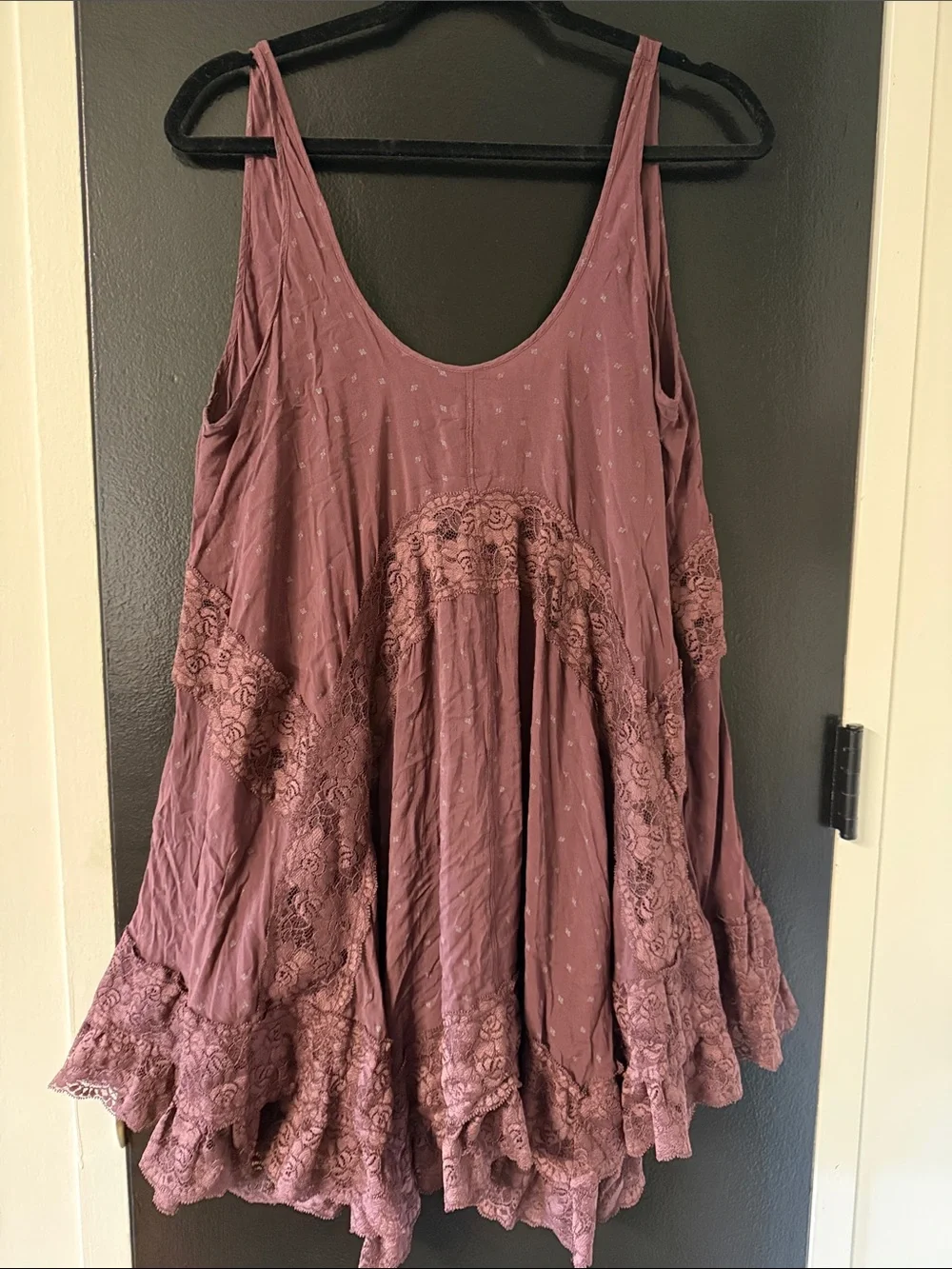 FREE PEOPLE Young And In Love Mini Slip Dress